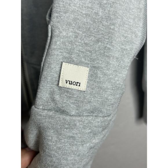 Vuori Halo Performance Hoodie 2.0 Gray Zip Up Stretch Women’s XL - Picture 9 of 10